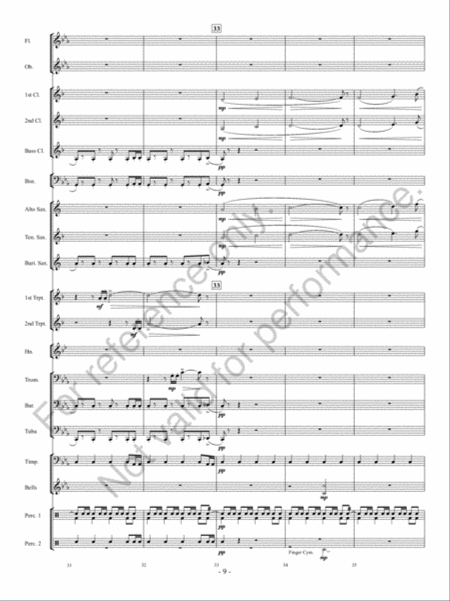 Implacato Concert Band scores gallery preview page 8