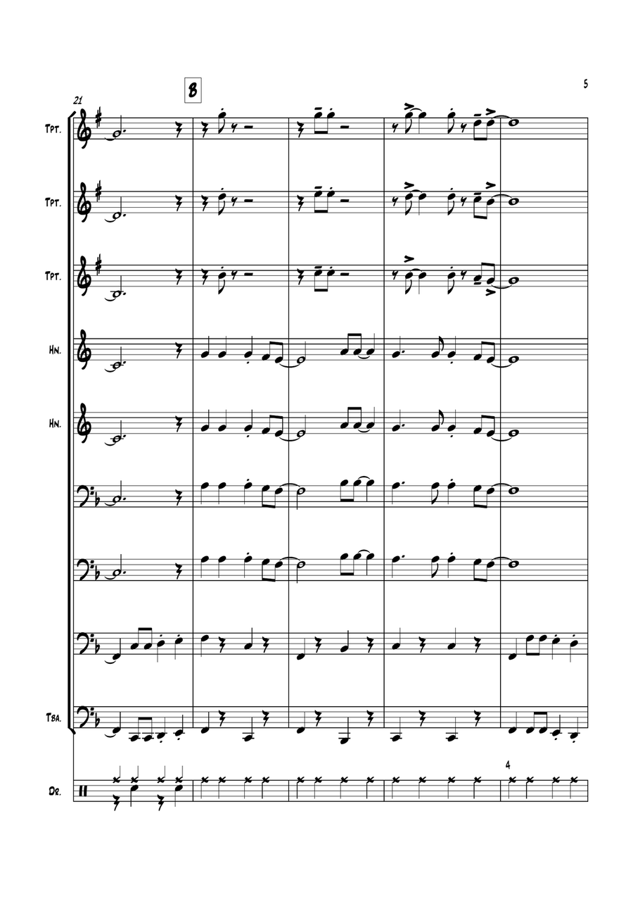Soon And Very Soon Horn scores gallery preview page 5