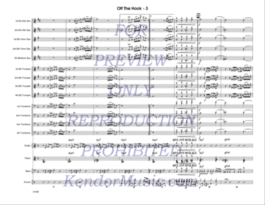 Off The Hook Jazz Ensemble scores gallery preview page 4