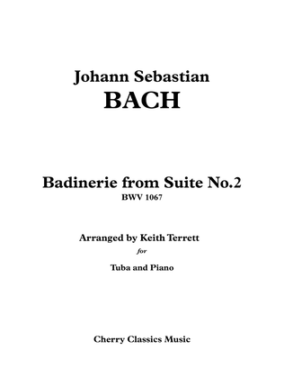 Badinerie in A minor from Suite No. 2 for Tuba and Piano