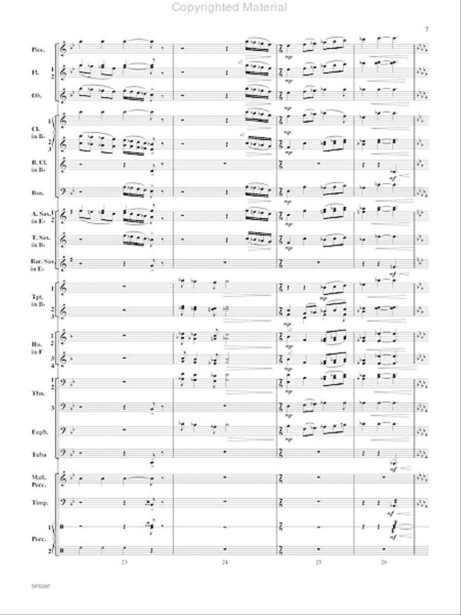 Holiday Portraits Holiday Portraits Concert Band scores gallery preview page 8