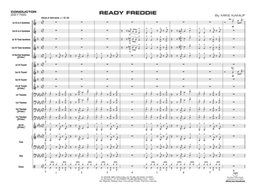 Ready Freddie Ready Freddie Jazz Ensemble scores gallery preview page 19
