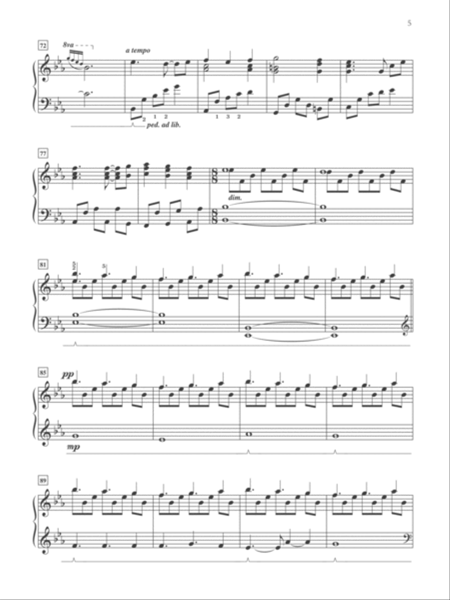 Great Things He Has Done: 10 Sacred Arrangements in a Variety of Styles Piano Solo scores gallery preview page 5
