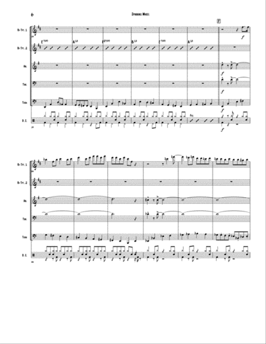 Spinning Wheel Brass Ensemble scores gallery preview page 6