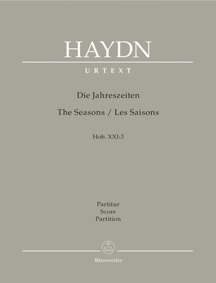 Book cover for Les Saisons Hob. XXI:3