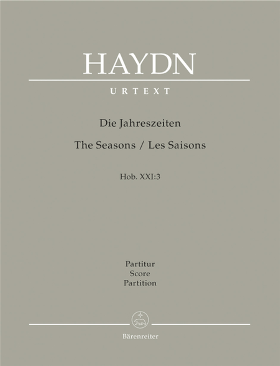 Book cover for Les Saisons Hob. XXI:3