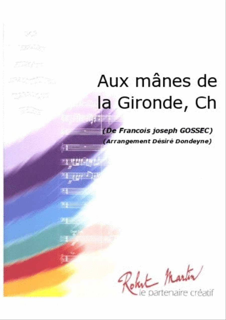 Aux Manes de la Gironde, Chant/choeur Choir scores gallery preview page 1