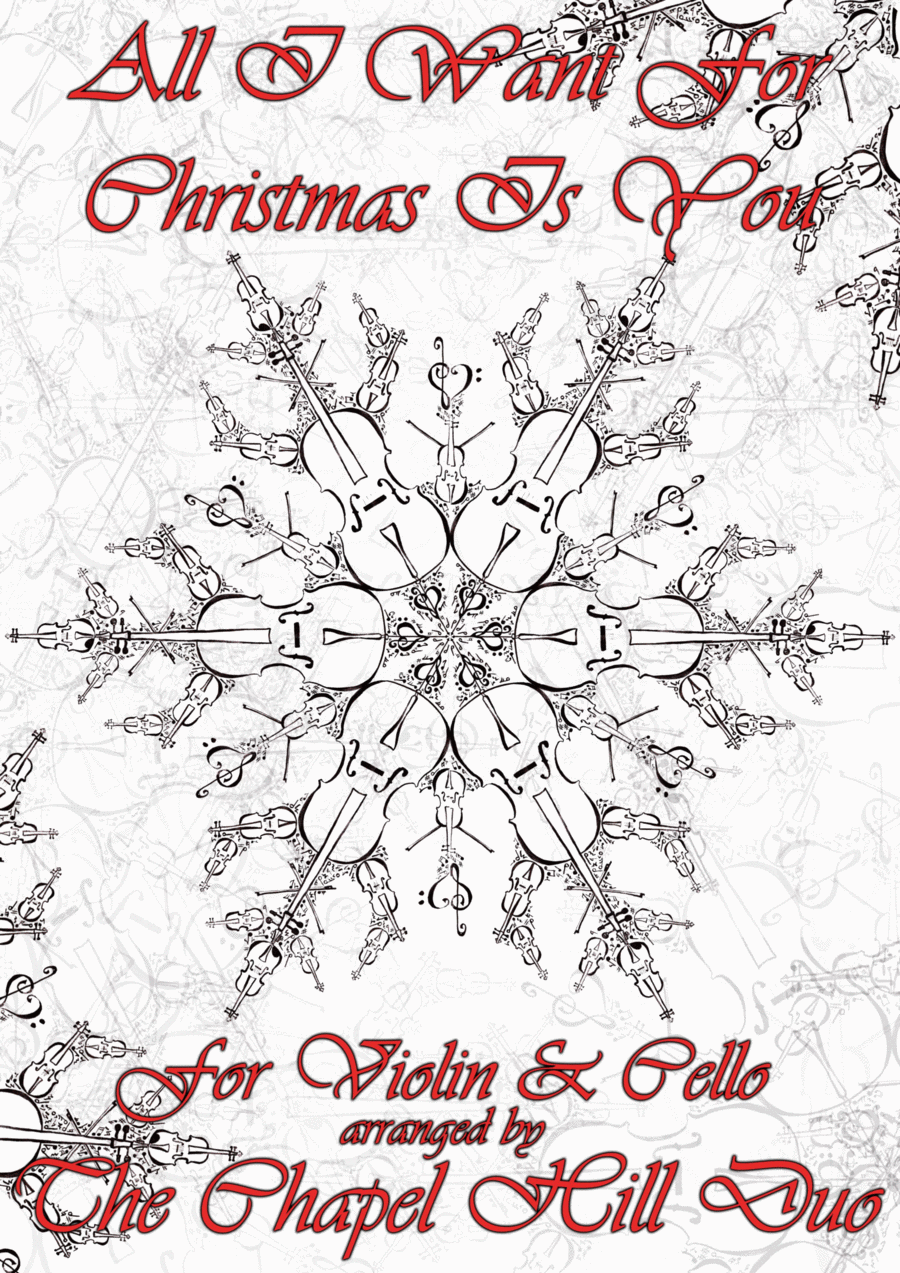 All I Want For Christmas Is You String Duet scores gallery preview page 1
