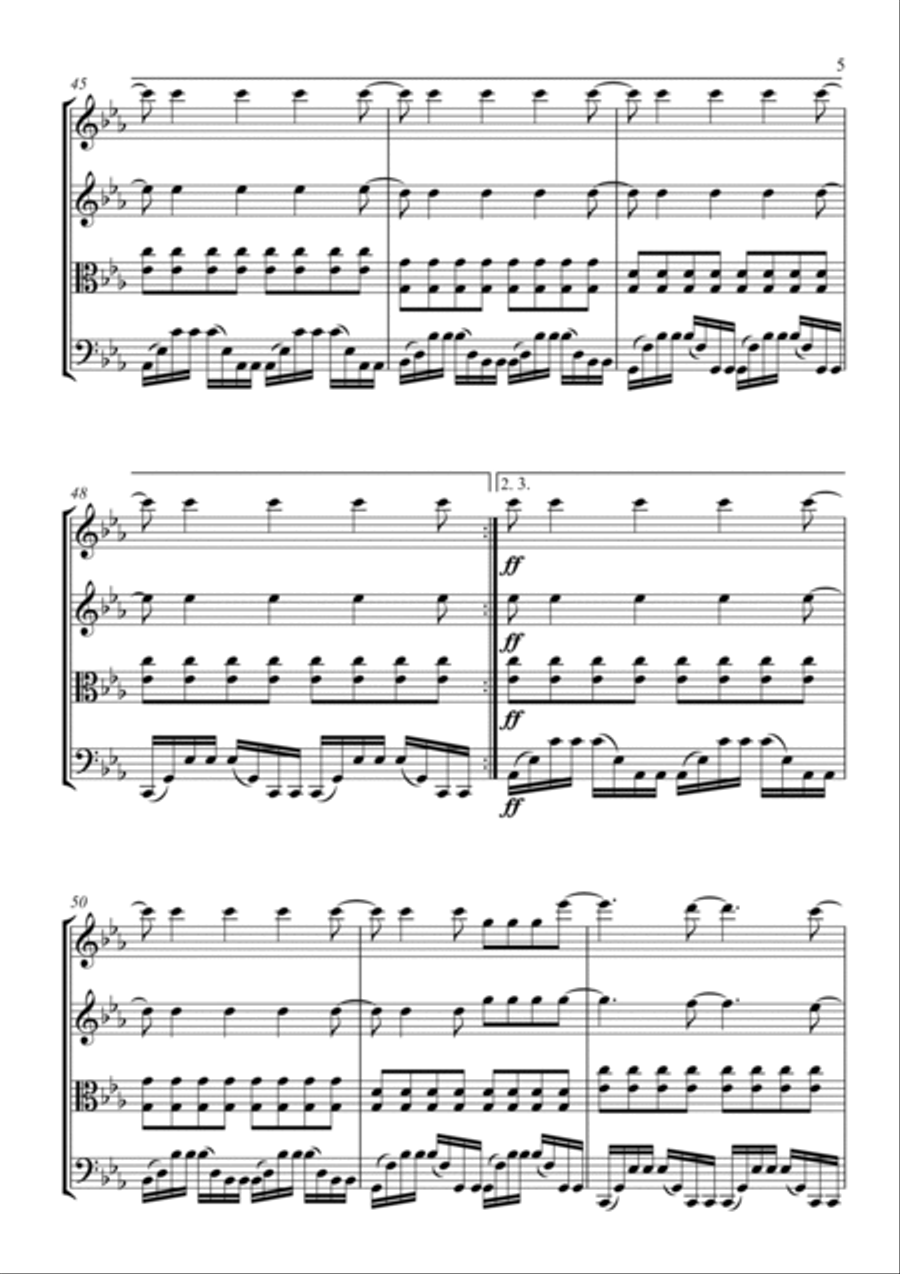 Titanium String Quartet scores gallery preview page 5