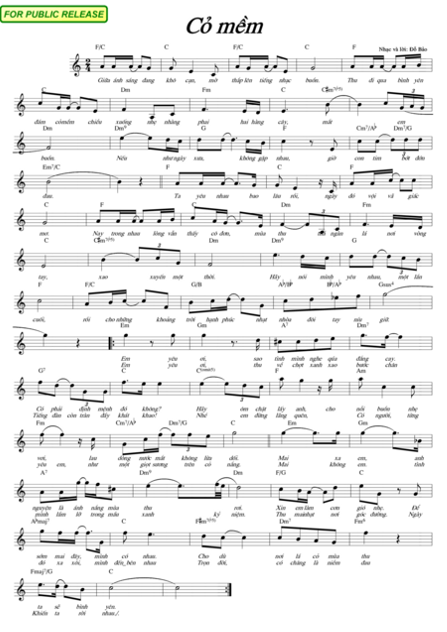 Co Mem Voice Solo scores gallery preview page 1