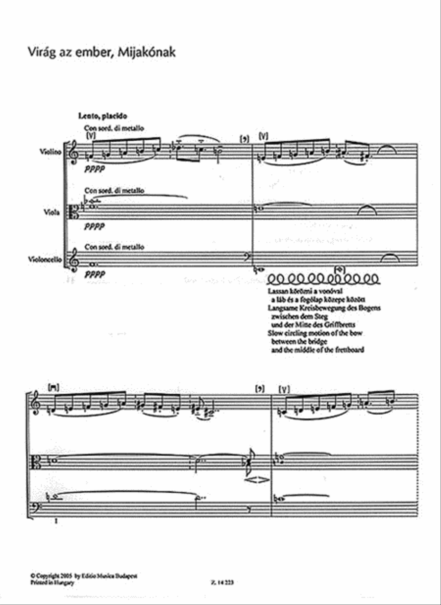 Signs, Games and Messages for String Trio String Trio scores gallery preview page 3