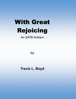 Book cover for With Great Rejoicing
