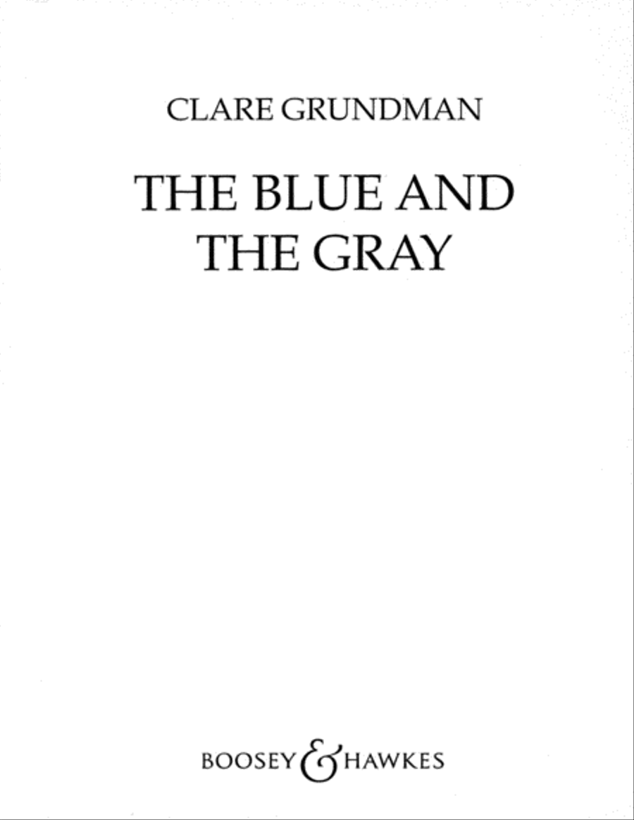 The Blue and the Gray The Blue and the Gray Concert Band scores gallery preview page 1