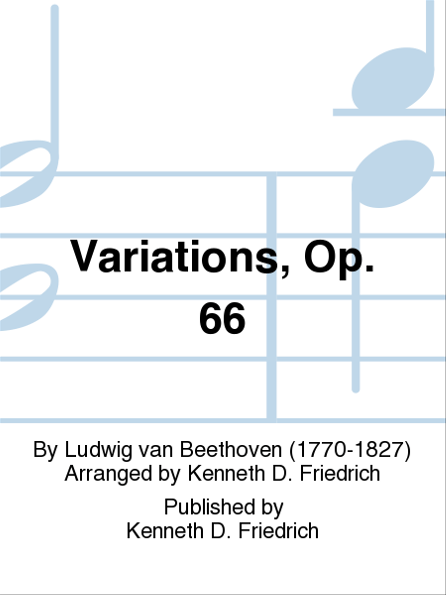 Variations, Op. 66 Variations, Op. 66 Bass Clarinet scores gallery preview page 1