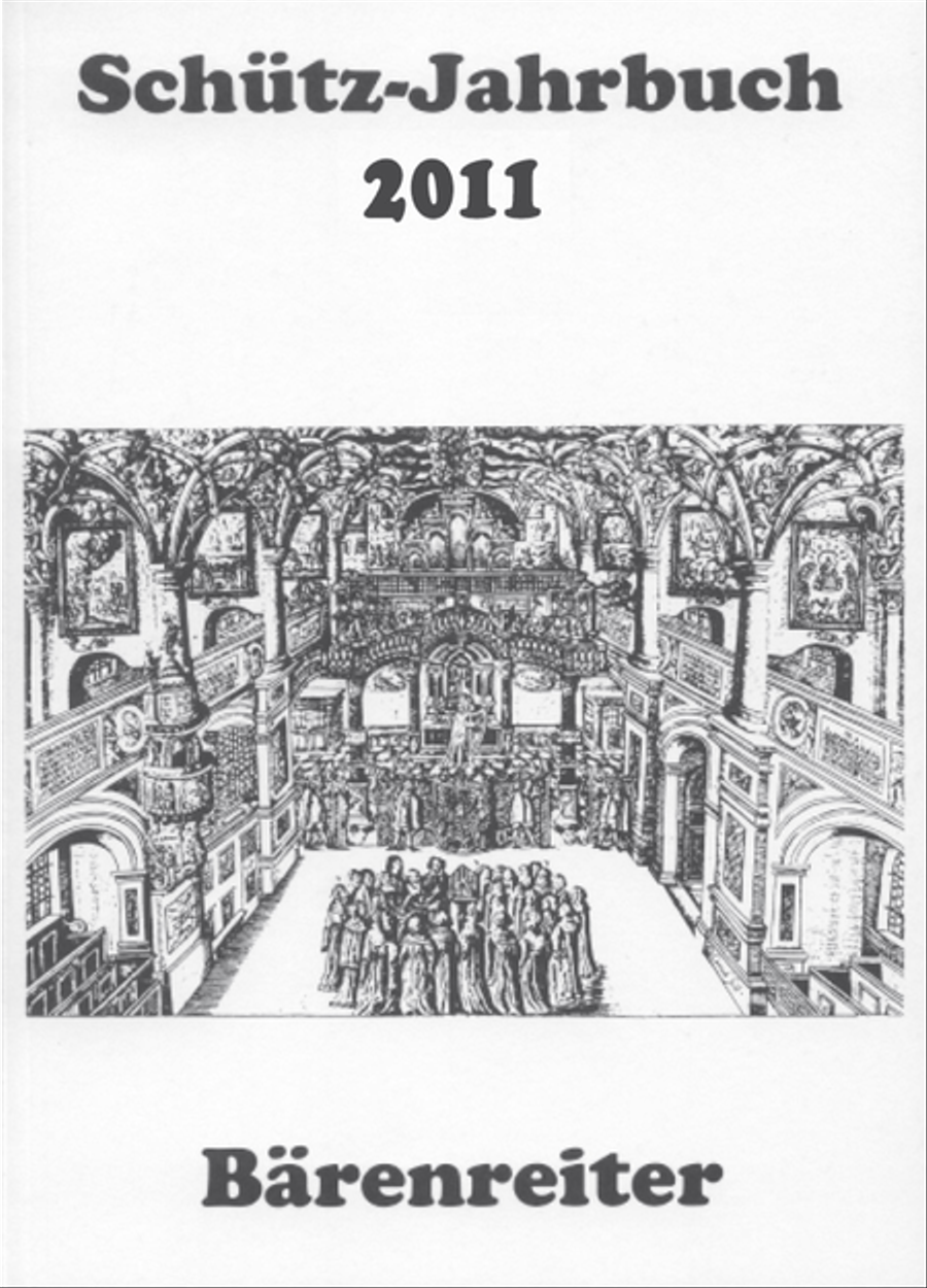 Schütz-Jahrbuch 2011, 33. Jahrgang Collection / Songbook scores gallery preview page 1