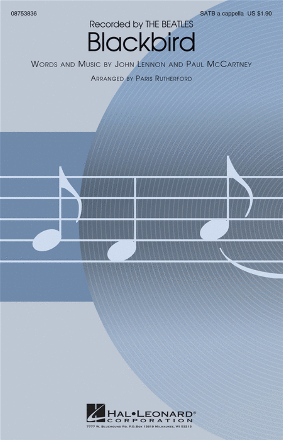 Blackbird 4-Part scores gallery preview page 1