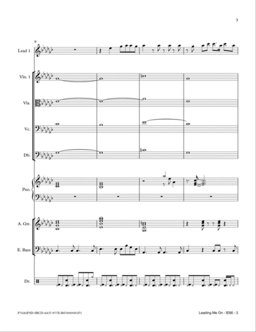 Leading Me On Leading Me On Small Ensemble scores gallery preview page 3