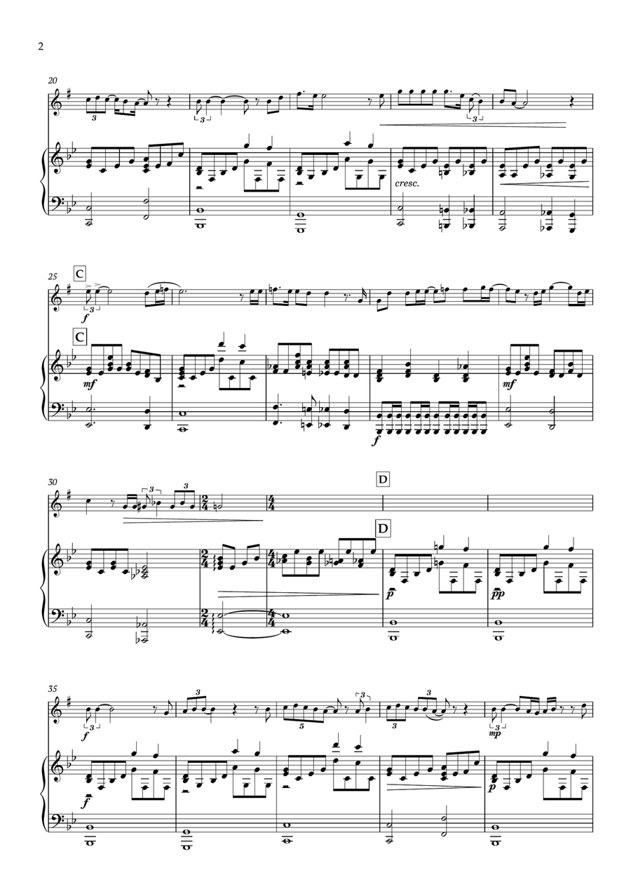 Bohemian Rhapsody Baritone Saxophone scores gallery preview page 3