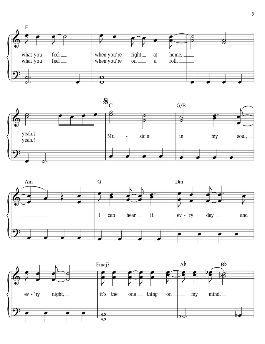 Play My Music Easy Piano scores gallery preview page 3