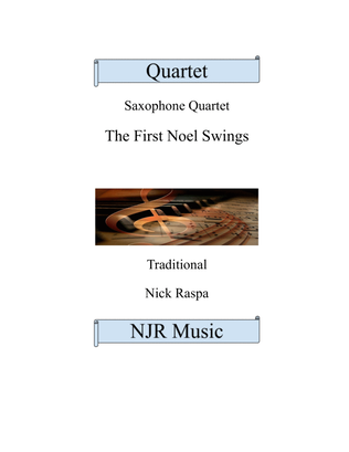 Book cover for The First Noel Swings - Saxophone Quartet (AATB) full set