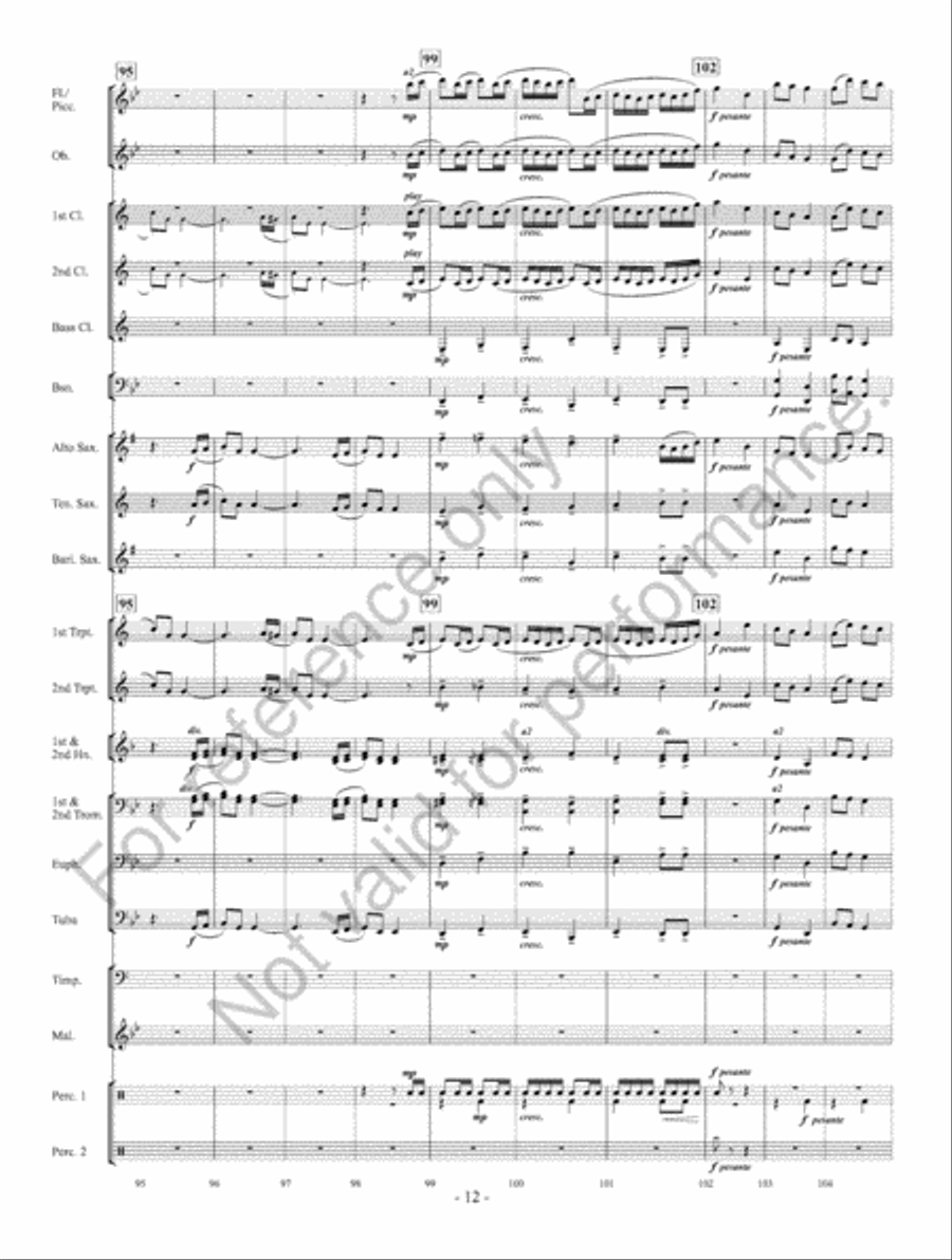 A Pirate's Tale A Pirate's Tale Concert Band scores gallery preview page 13