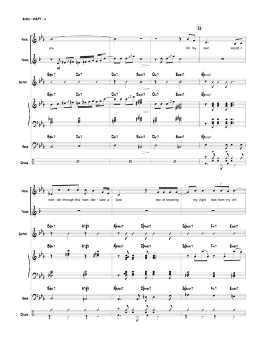 Misty Misty Small Ensemble scores gallery preview page 5