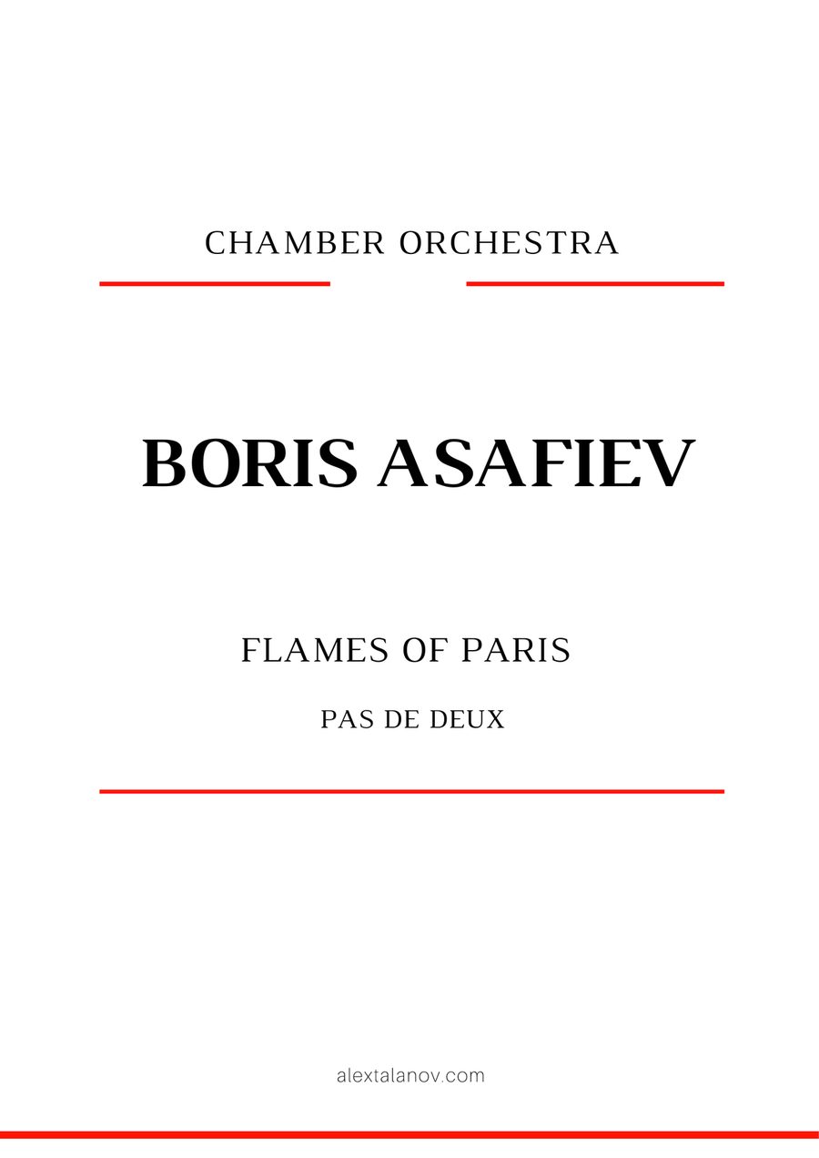 Flames of Paris Chamber Orchestra scores gallery preview page 1