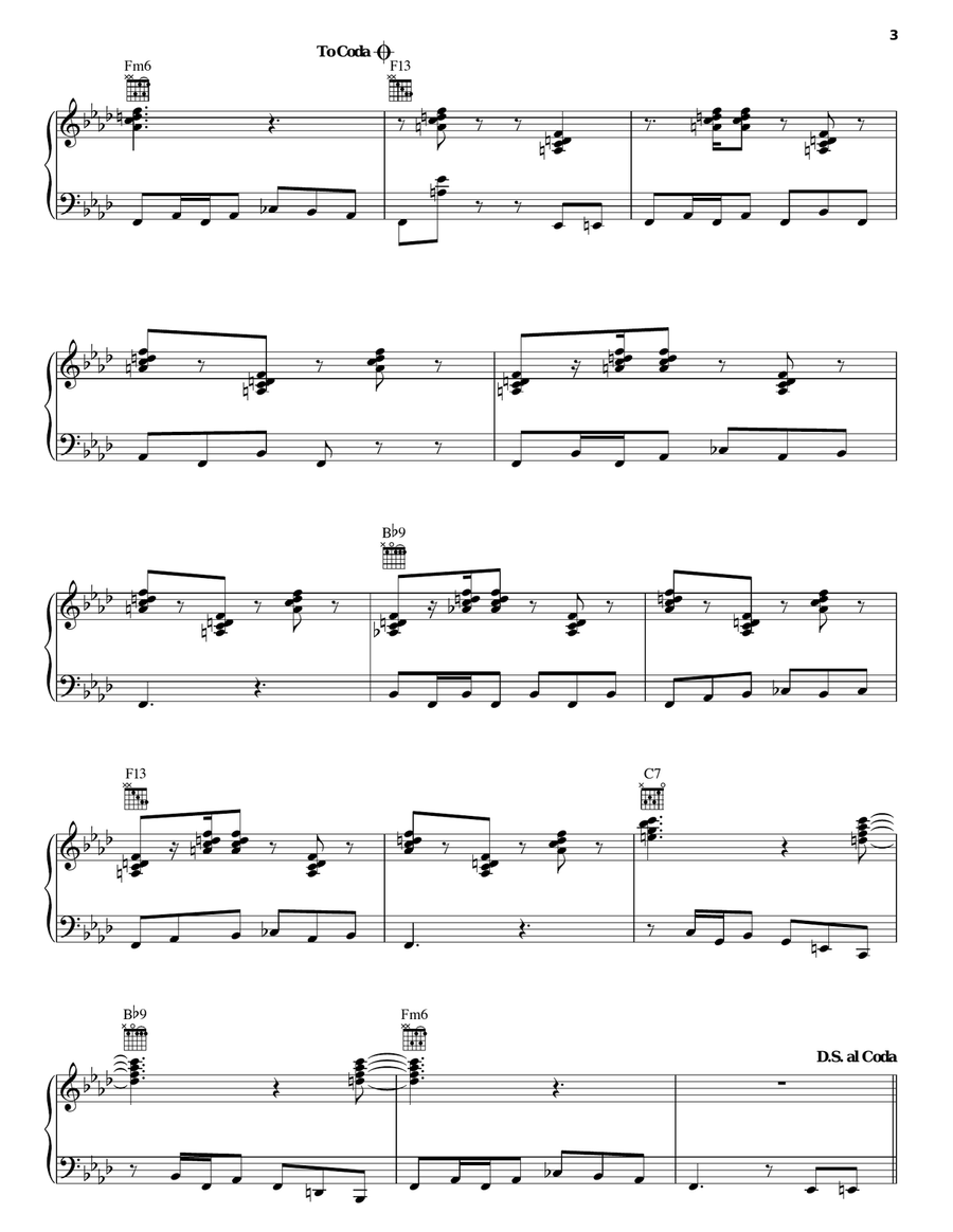 I'm Gonna Go Fishin' I'm Gonna Go Fishin' Piano Solo scores gallery preview page 3