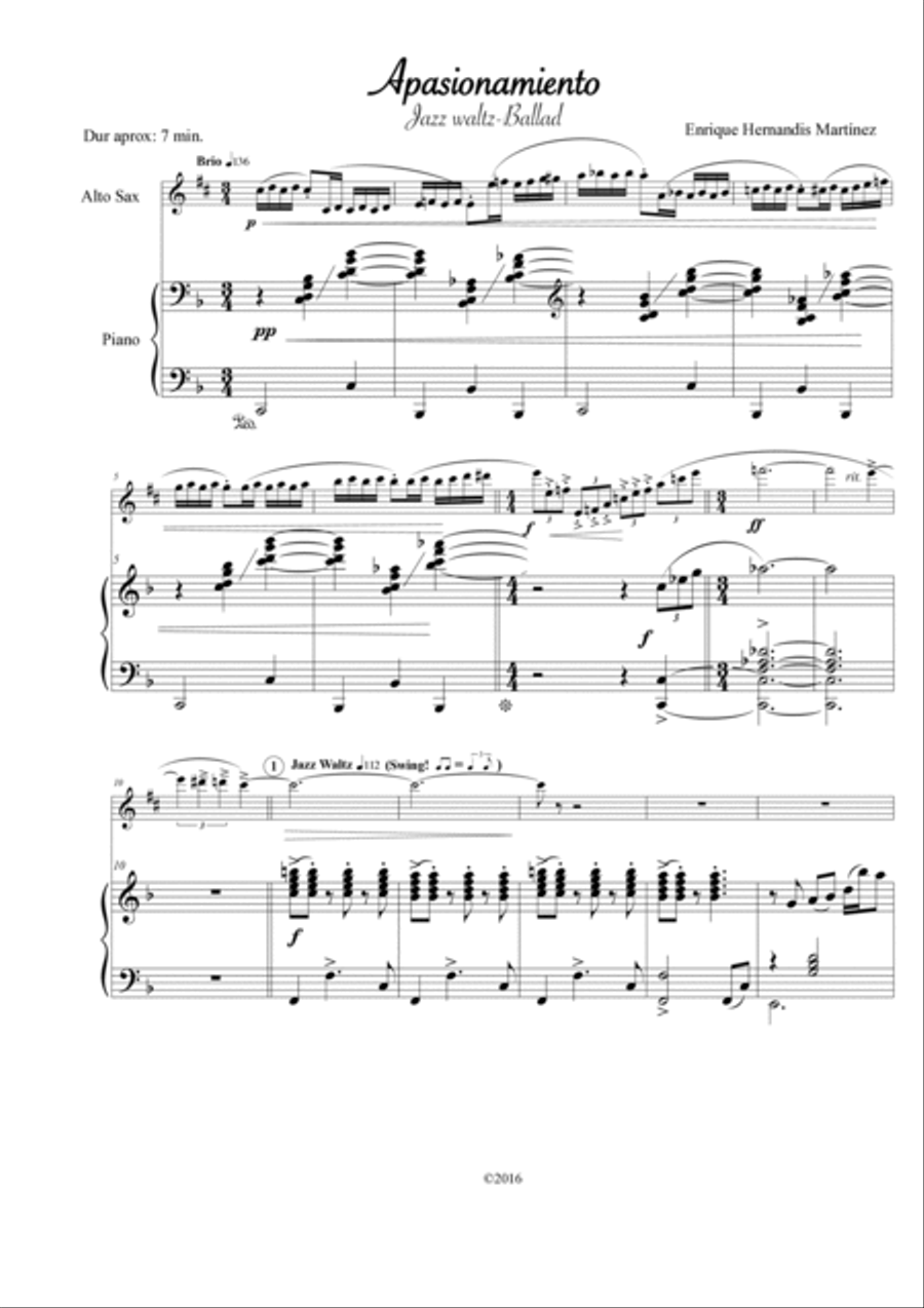 Apasionamiento Apasionamiento Woodwind Duet scores gallery preview page 2