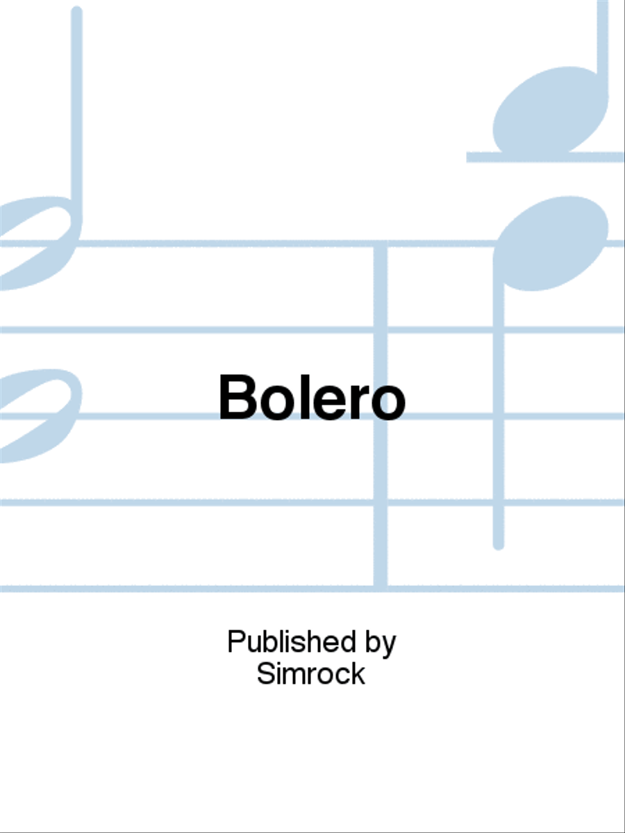 Bolero Bolero Accordion Orchestra scores gallery preview page 1