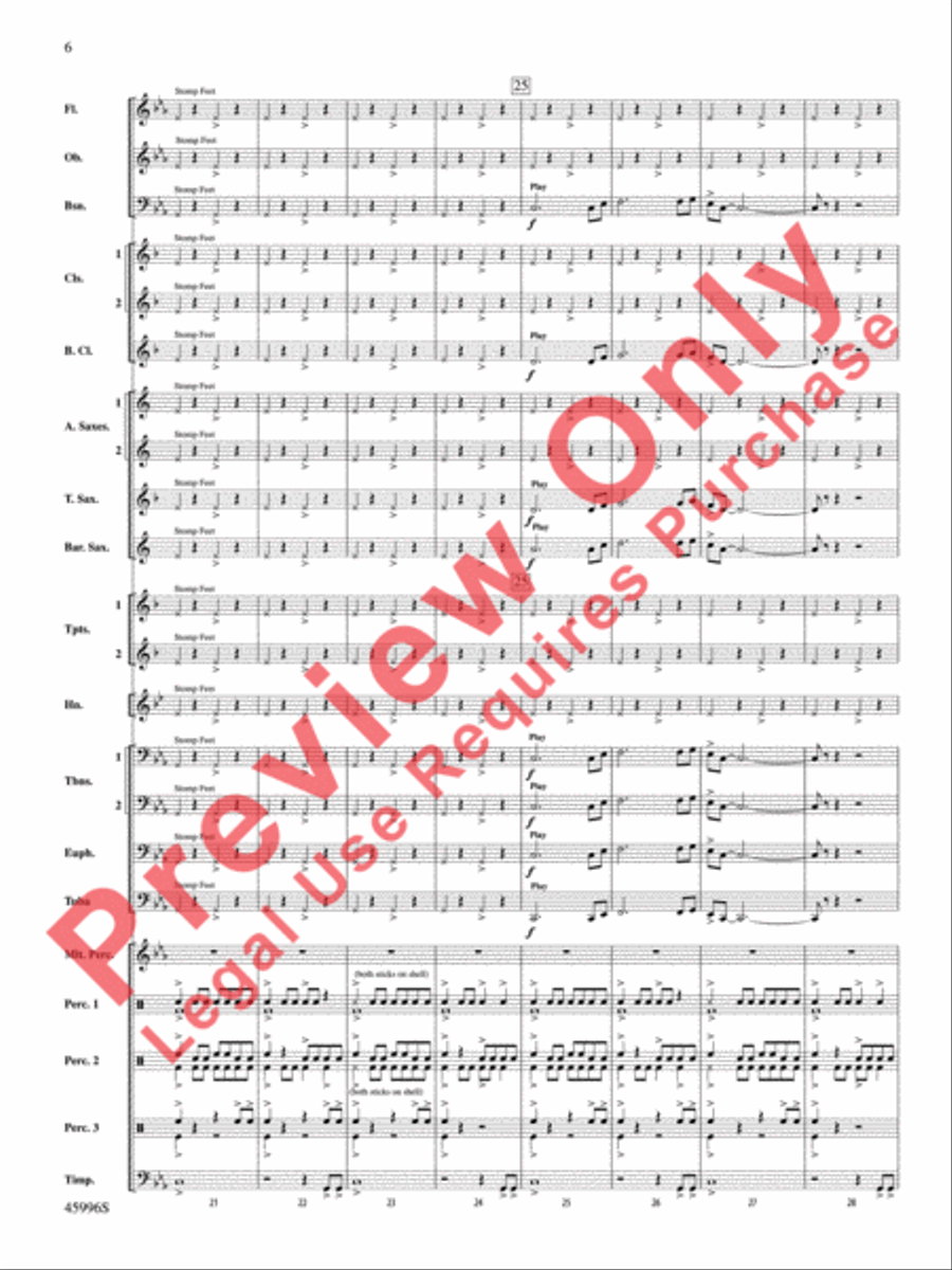 Terracotta Warriors Terracotta Warriors Concert Band scores gallery preview page 7