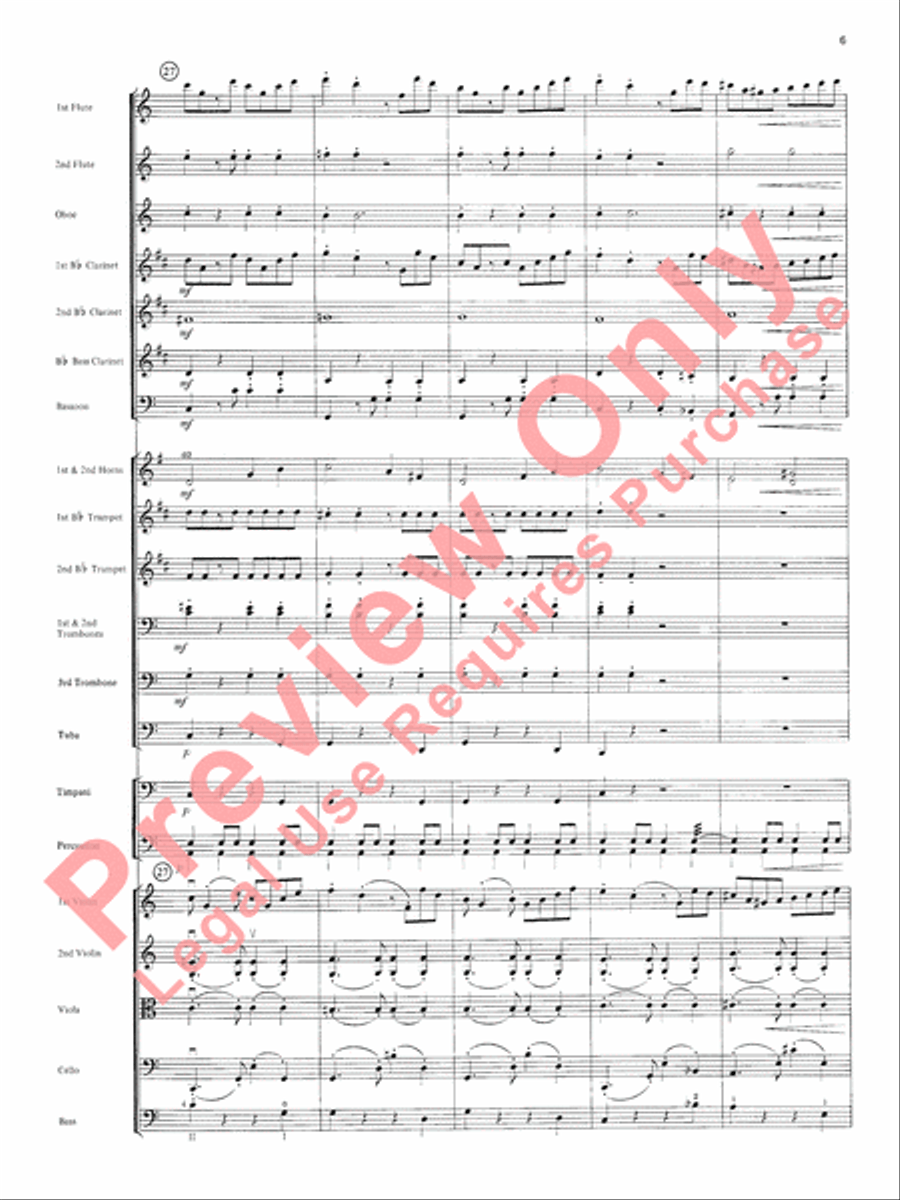Two South American Tangos Full Orchestra scores gallery preview page 8