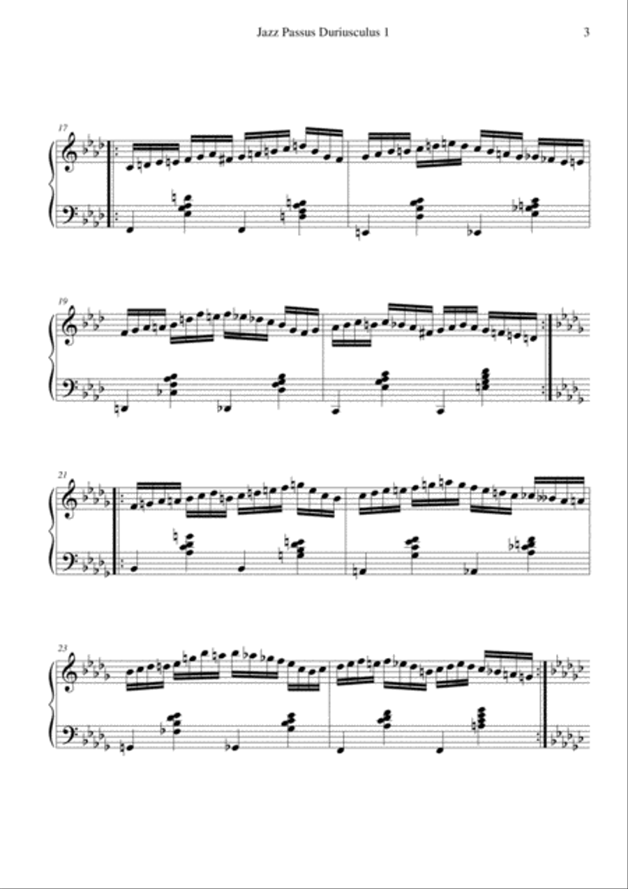 Jazz Passus Duriusculus 1 Piano Method scores gallery preview page 3