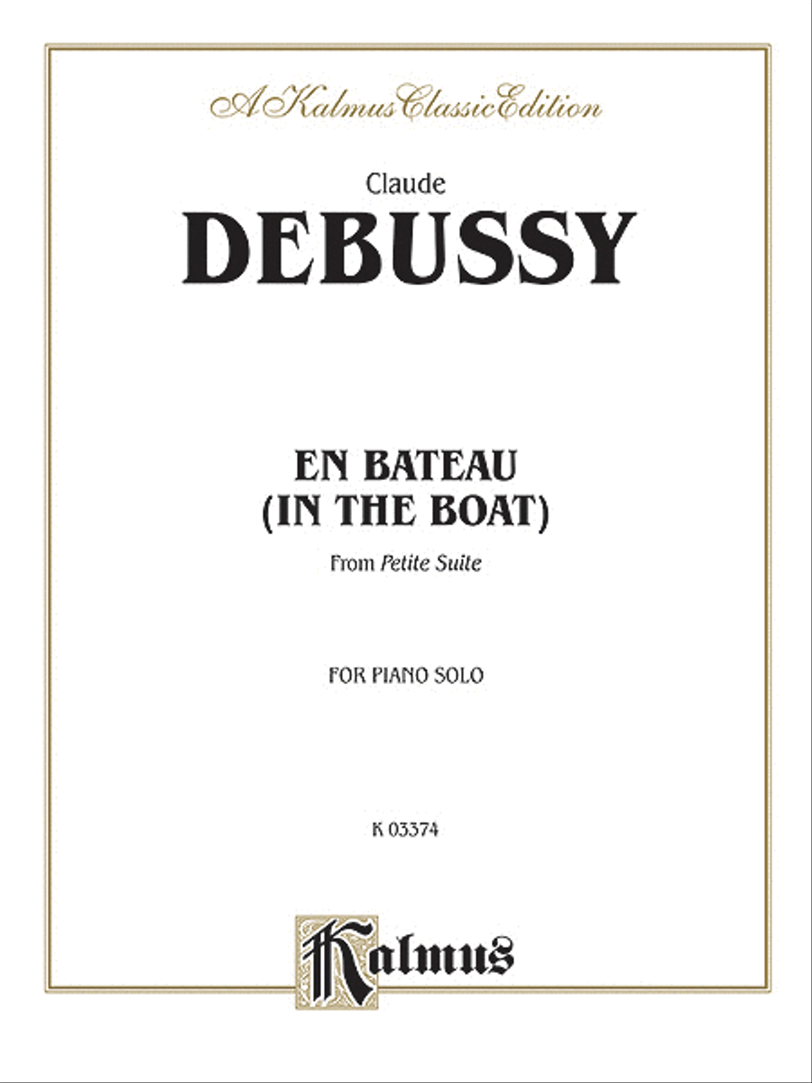 En Bateau (from Petite Suite) Small Ensemble scores gallery preview page 1