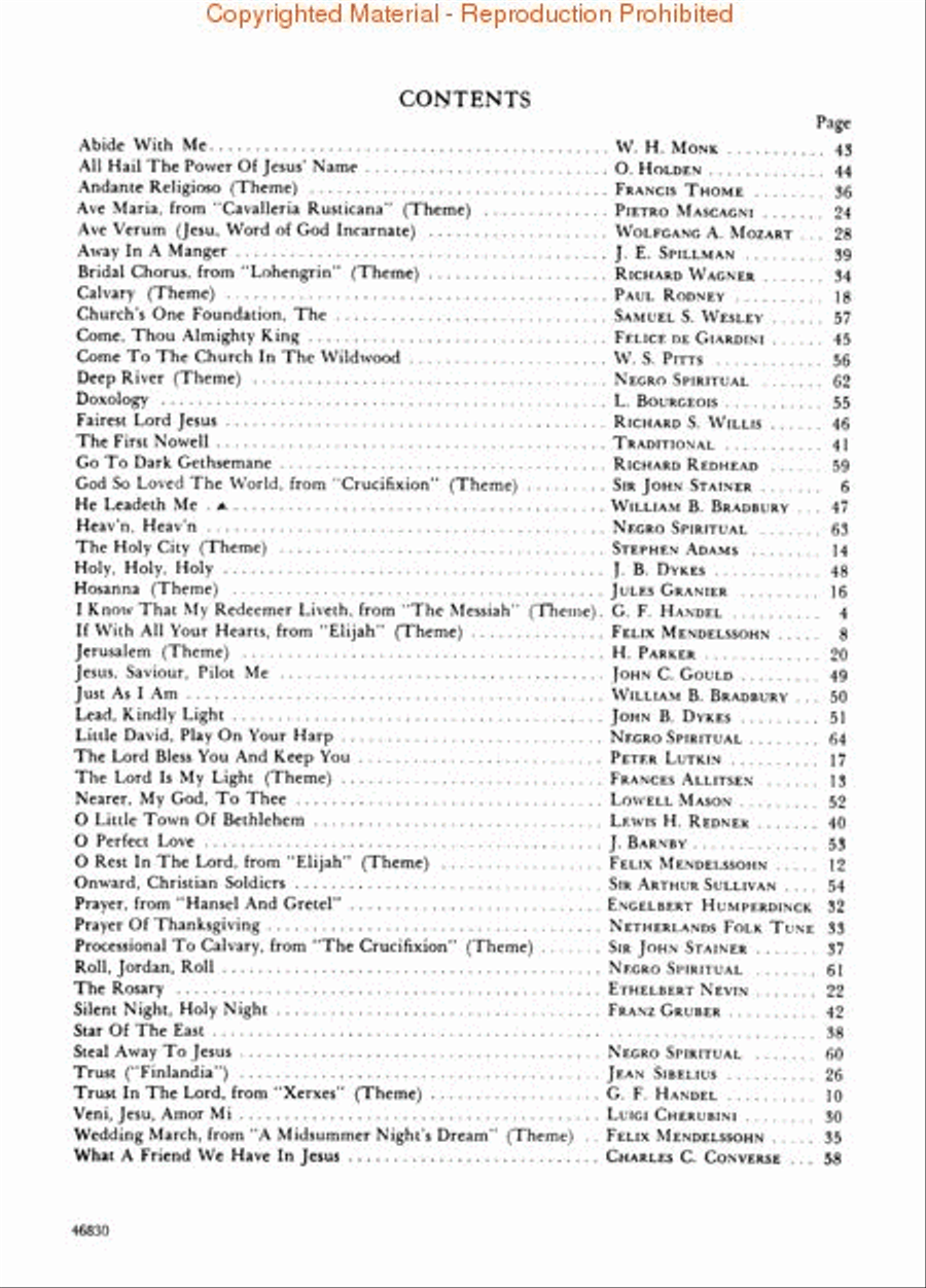49 Sacred Melodies for All Organs Organ scores gallery preview page 2