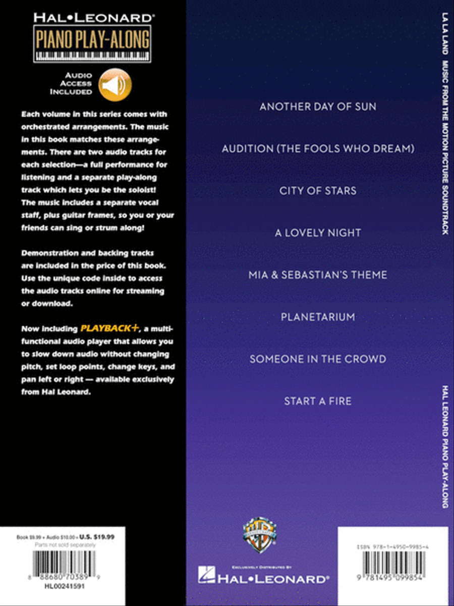 La La Land Piano, Vocal, Guitar scores gallery preview page 8