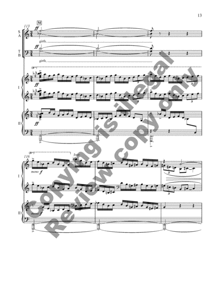 American Triptych: II. Veni Creator (Piano/Choral Score) image number null