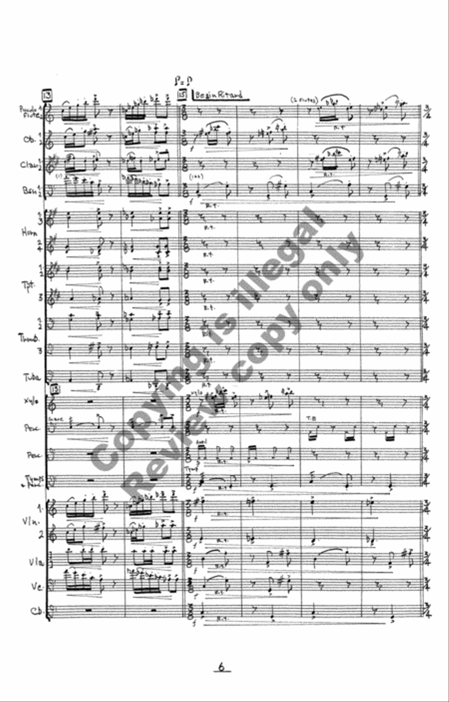 The Dinosaur's Tale The Dinosaur's Tale Full Orchestra scores gallery preview page 8