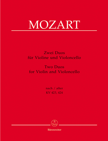 Two Duos for Violin and Violoncello