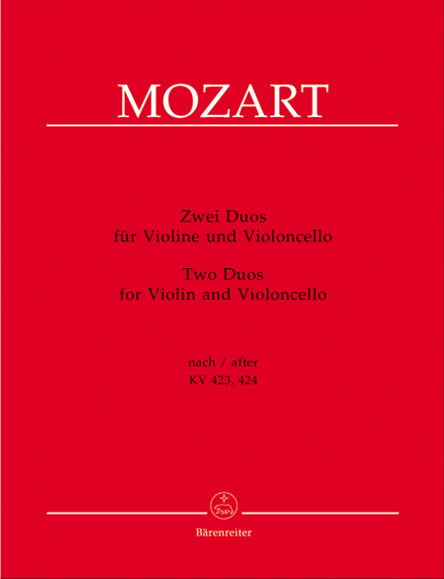 Zwei Duos for Violin and Violoncello String Duet scores gallery preview page 1