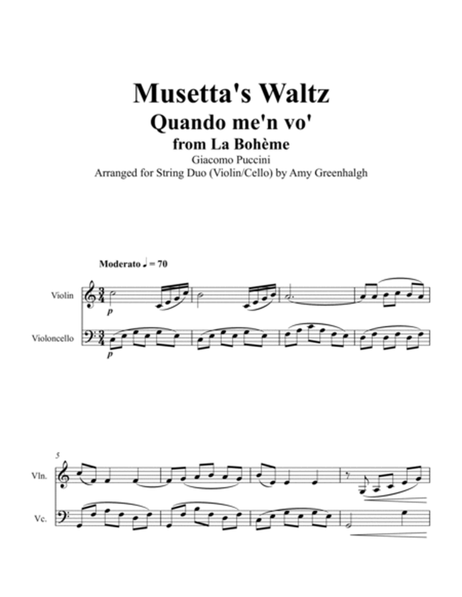 Musetta's Waltz - Quando me'n vo' - from La Bohème
