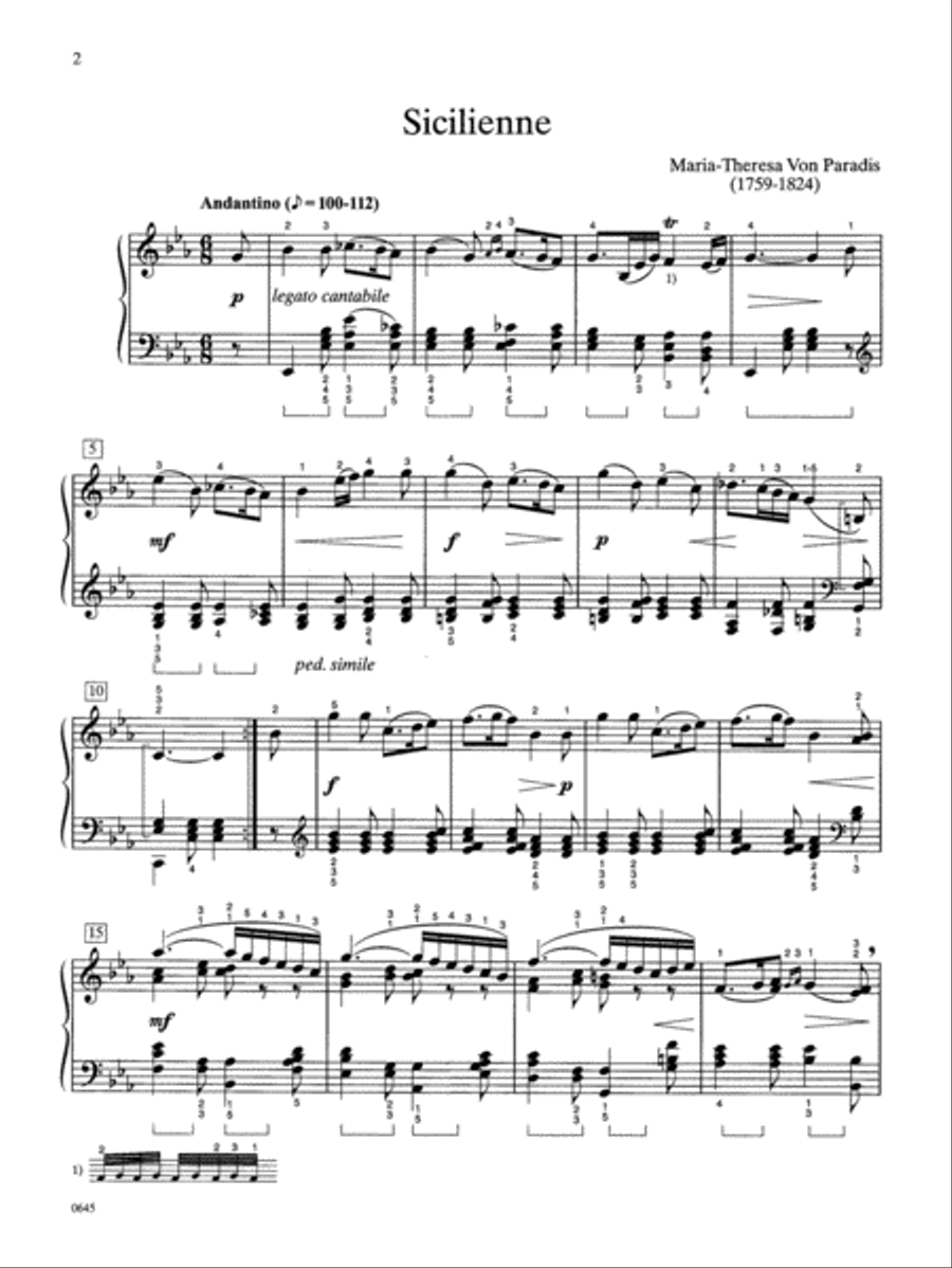 Guild Repertoire -- Piano Music Appropriate for the Auditions of the National Guild of Piano Teachers Piano Method scores gallery preview page 6