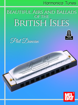 Book cover for Harmonica Tunes - Beautiful Airs and Ballads of the British Isles