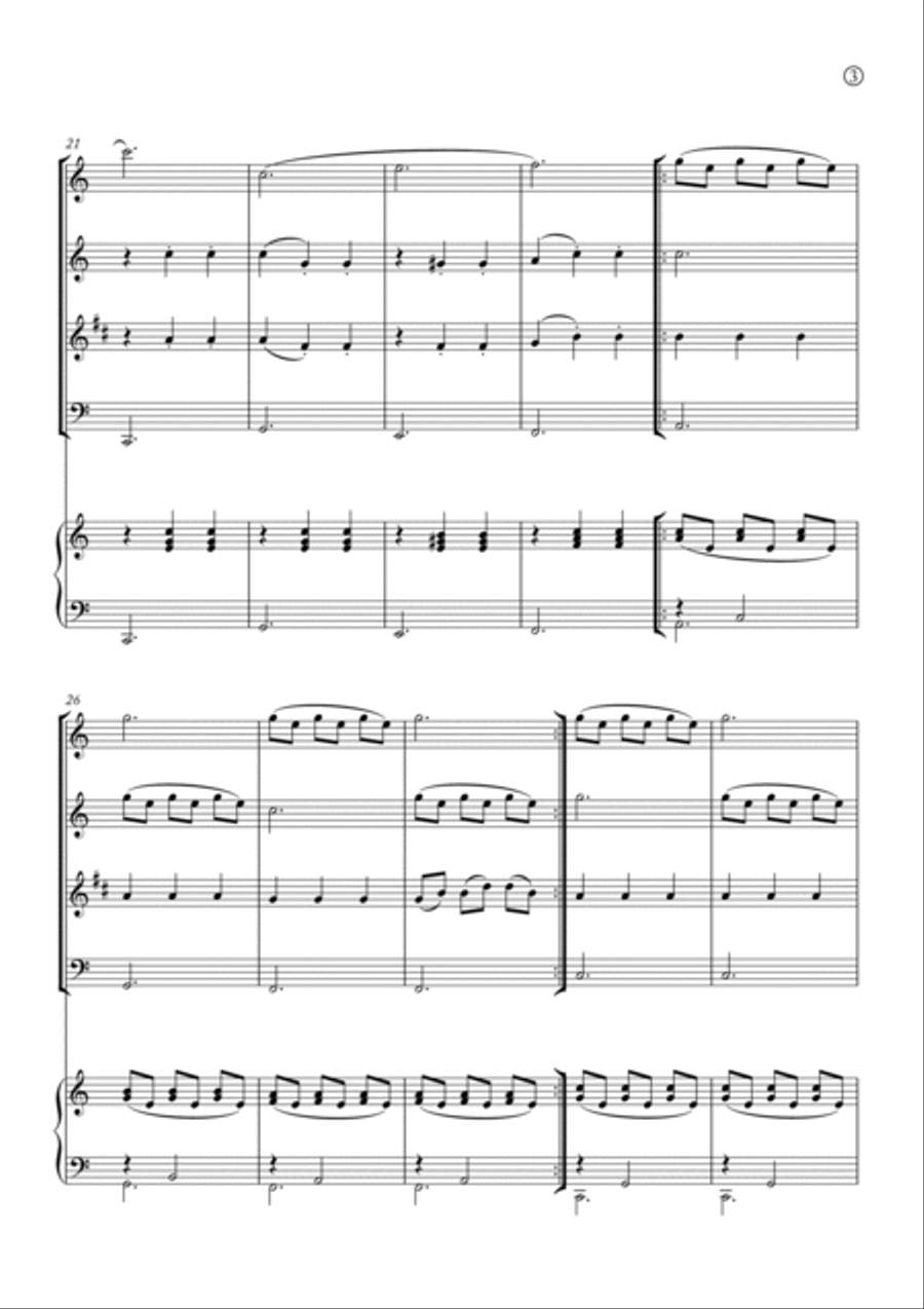 Je Te Laisserai Des Mots Je Te Laisserai Des Mots Woodwind Quartet scores gallery preview page 3