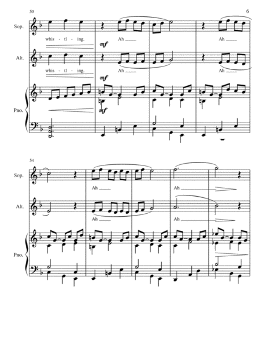 Winter is Whistling (A Winter Solstice Anthem for SA) SA scores gallery preview page 6