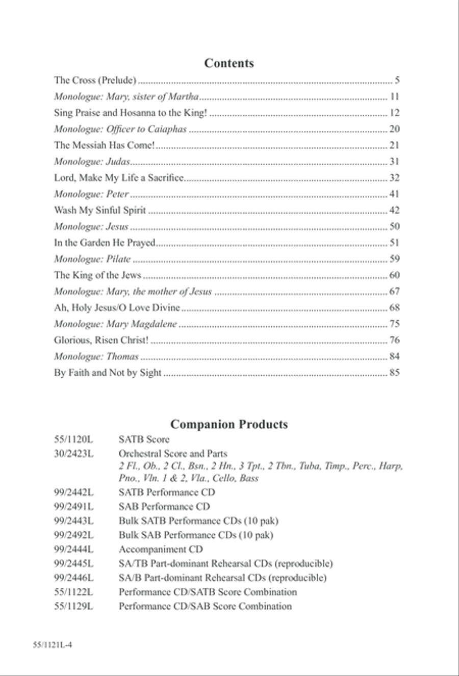 Touched by the Christ Touched by the Christ 3-Part scores gallery preview page 5
