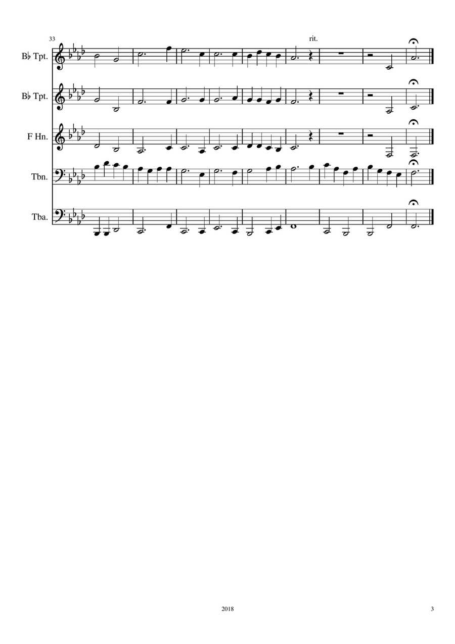 O Come, O Come Emmanuel O Come, O Come Emmanuel Brass Ensemble scores gallery preview page 3