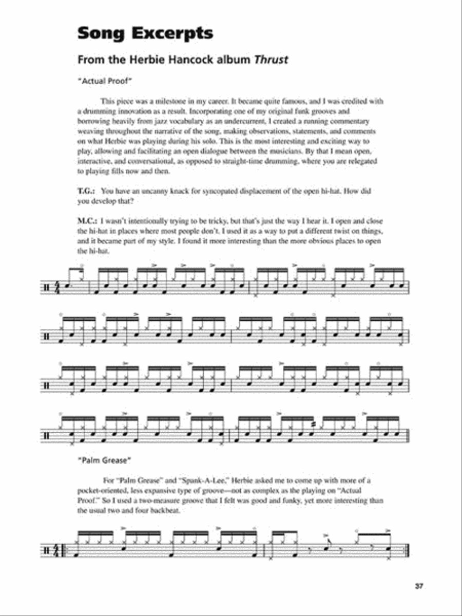 Funk Drumming Drum Set scores gallery preview page 6