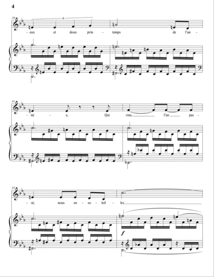 Le temps des lilas (C minor)