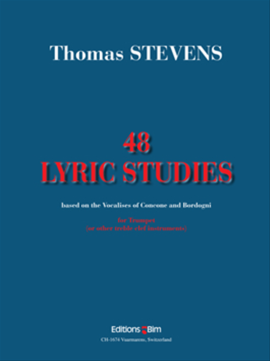 48 Lyric Studies Trumpet Solo scores gallery preview page 1